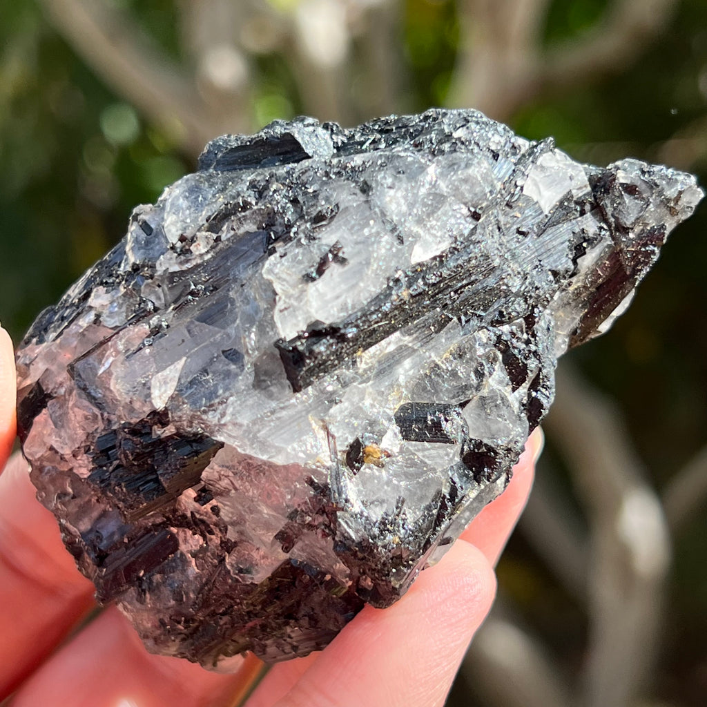 Turmalina neagra bruta Africa de Sud model 7, druzy.ro, cristale 1