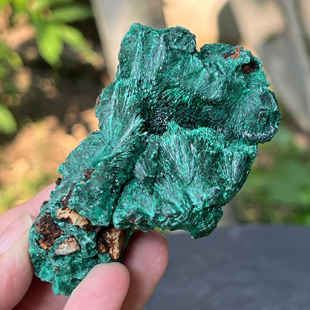 Malachit matasos piatra bruta m17, pietre semipretioase - druzy.ro 6 