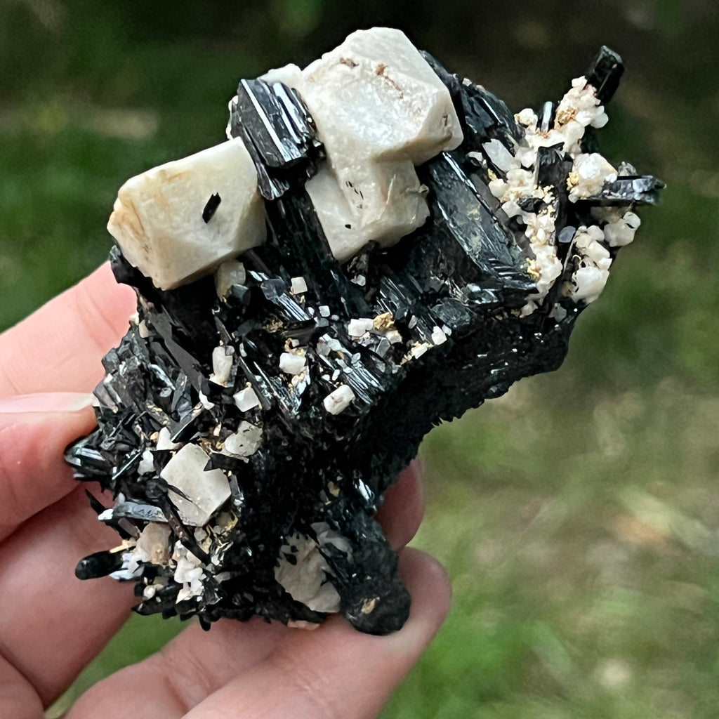 Cluster egirin cuart fumuriu/negru Zomba m22, pietre semipretioase - druzy.ro 11 