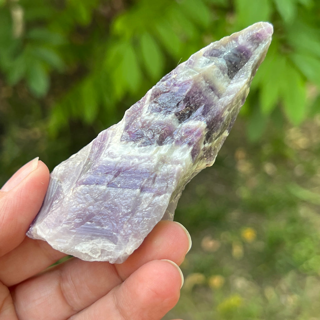 Ametist chevron piatra bruta/ varf m11, pietre semipretioase - druzy.ro 3 