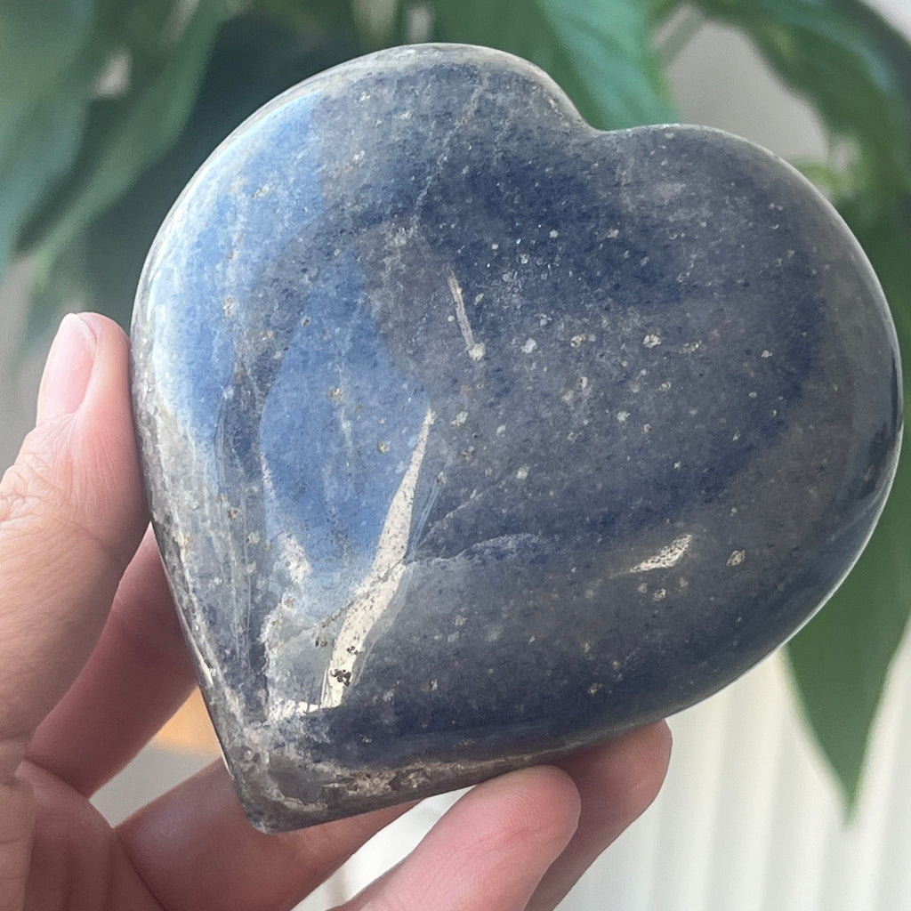 Inima lazulit din Madagascar | Model 7, pietre semipretioase - druzy.ro 5 