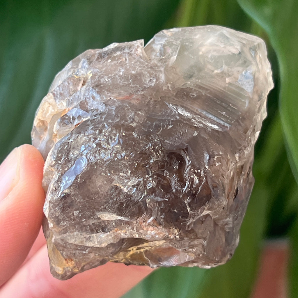 Cuart fumuriu generator/varf mina Brandberg | Model L15, pietre semipretioase - druzy.ro 2 