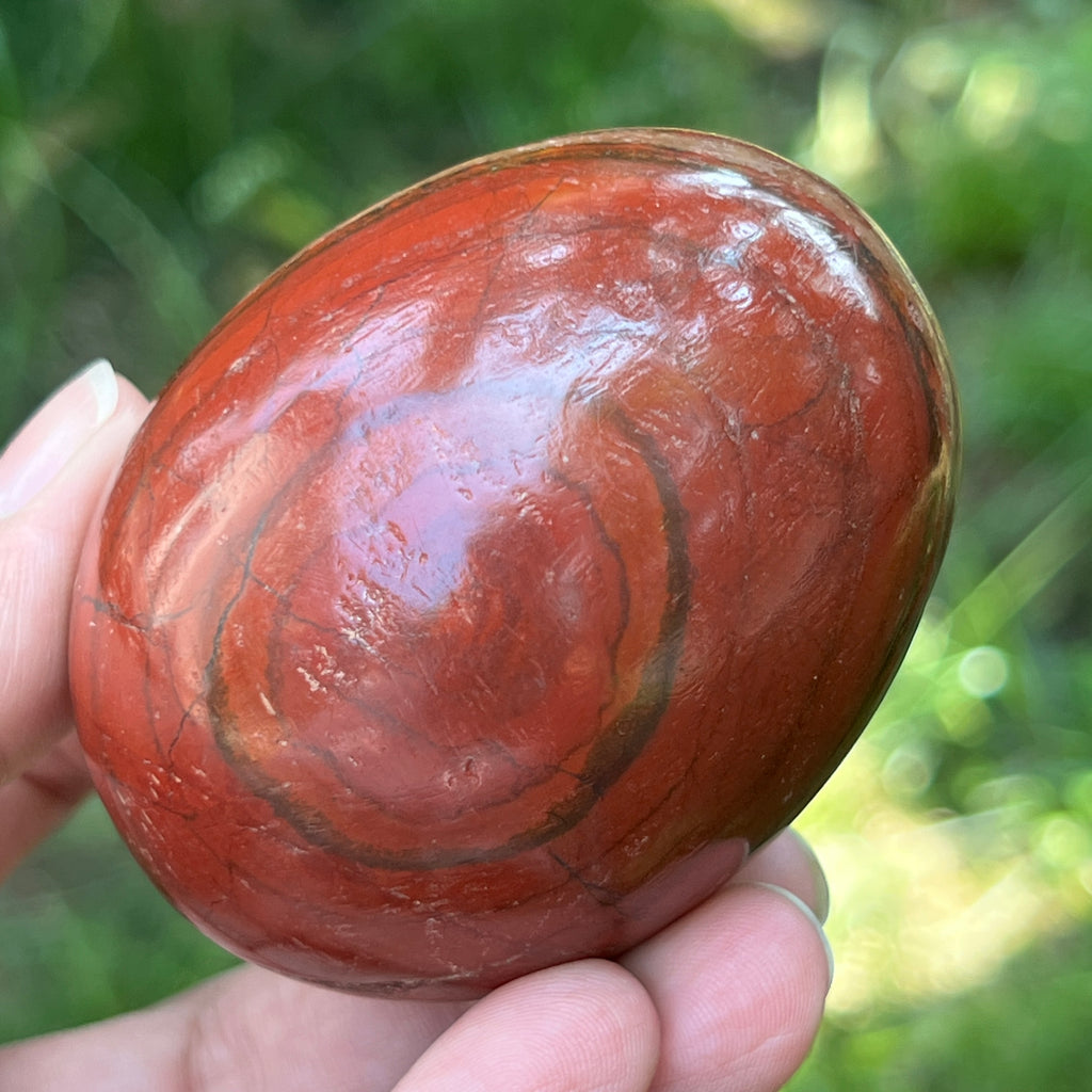 Ou jasp rosu din Zimbabwe model 6, pietre semipretioase - druzy.ro 11 