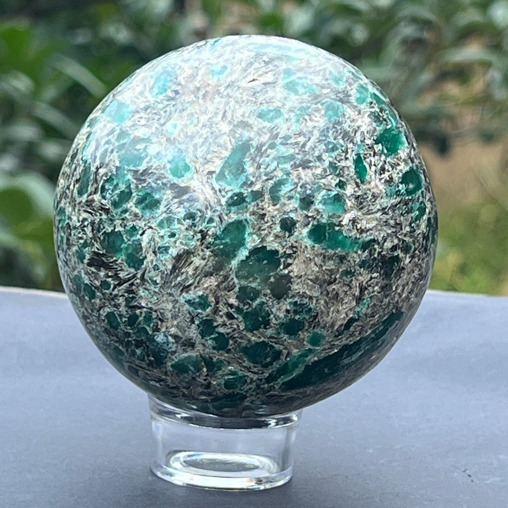 Sfera smarald in matrice model 7, pietre semipretioase - druzy.ro 2 