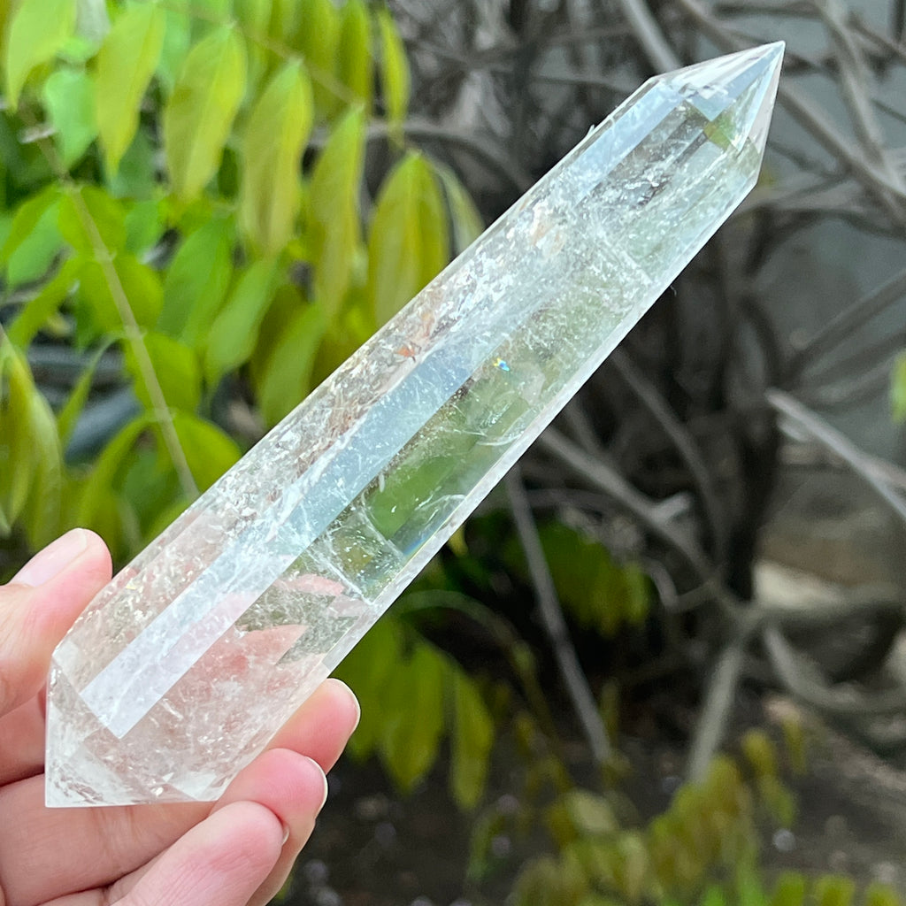 Bagheta cuart vogel, 12 fete, Brazilia model 6, pietre semipretioase - druzy.ro 7 