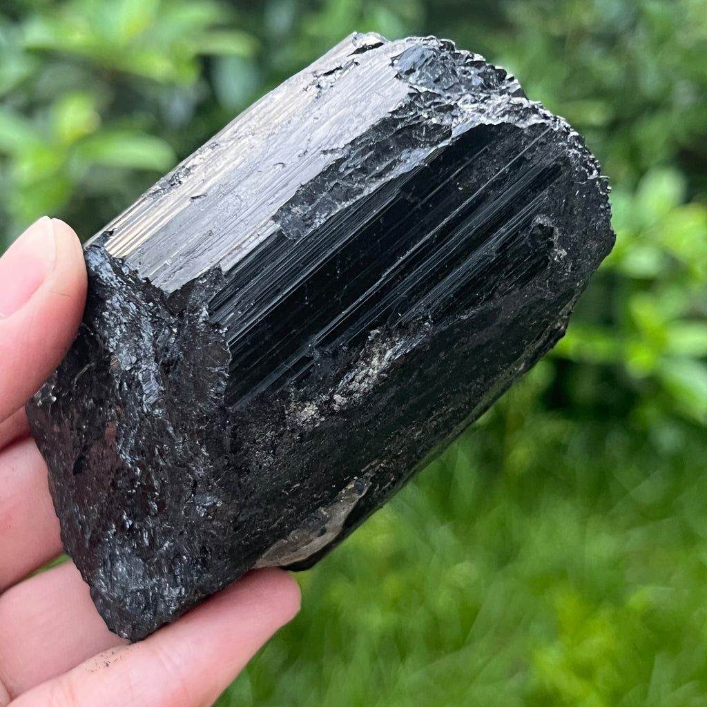 Turmalina neagra piatra bruta L15, pietre semipretioase - druzy.ro 5 