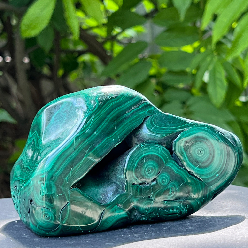 Malachit rulat m3, pietre semipretioase - druzy.ro 2 