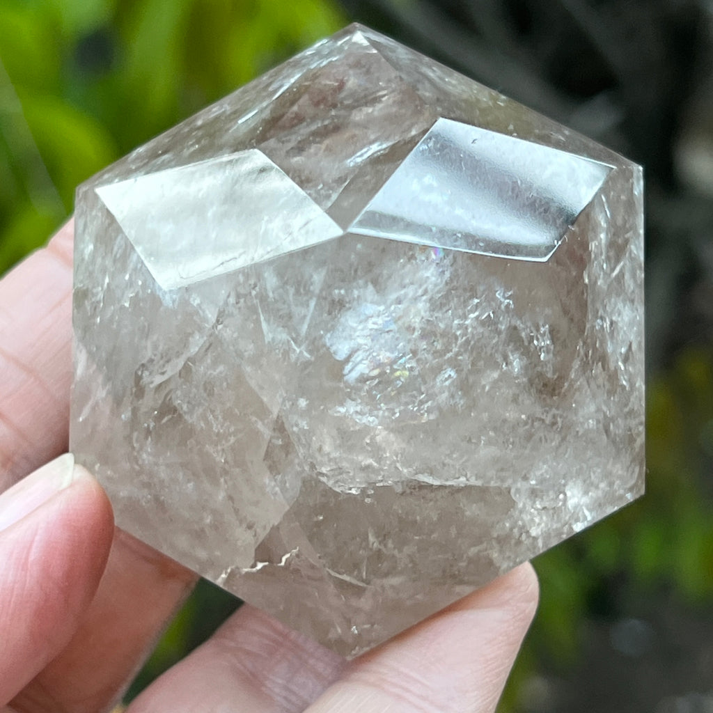 Cuart fumuriu forma diamant model 5, pietre semipretioase - druzy.ro 4 