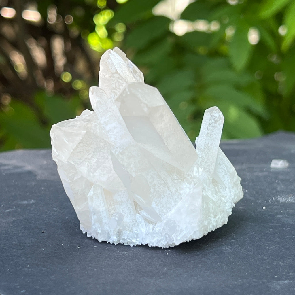 Floare de mina, cluster cuart ICY | Model 7, pietre semipretioase - druzy.ro 2 