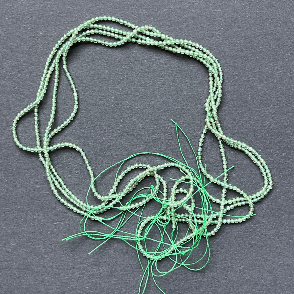 Sirag margele pietre semipretioase sfere fatetate APATIT VERDE, pietre semipretioase - druzy.ro 3 