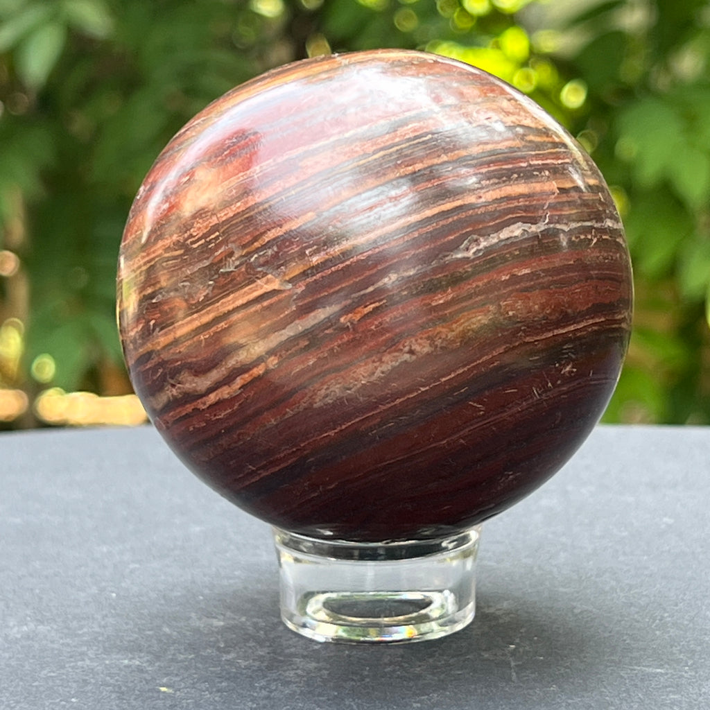 Sfera jasp rosu din Zimbabwe m2, pietre semipretioase - druzy.ro 9 