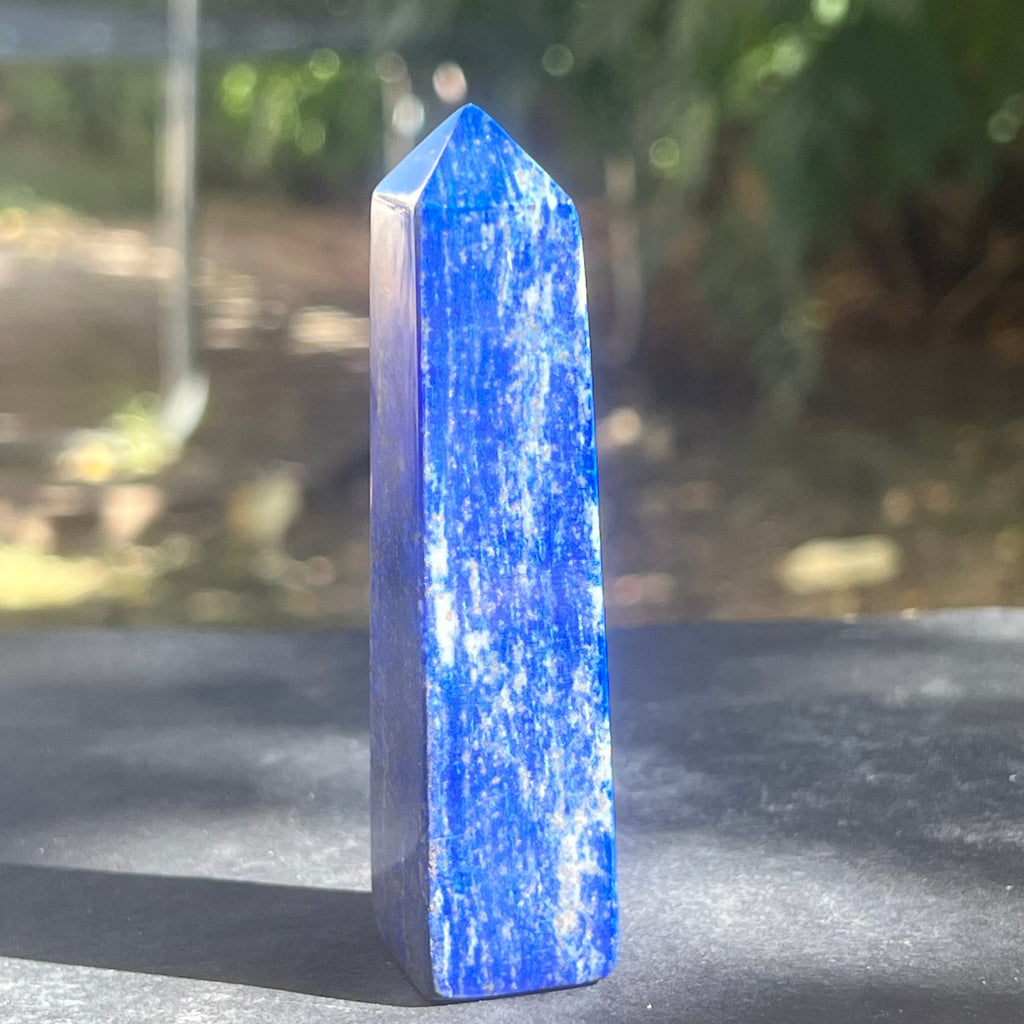 Turn/obelisc lapis lazuli m12, druzy.ro, cristale 3