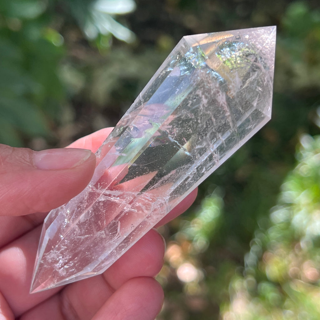 Bagheta cuart vogel, 12 fete, Brazilia model 15, pietre semipretioase - druzy.ro 5 