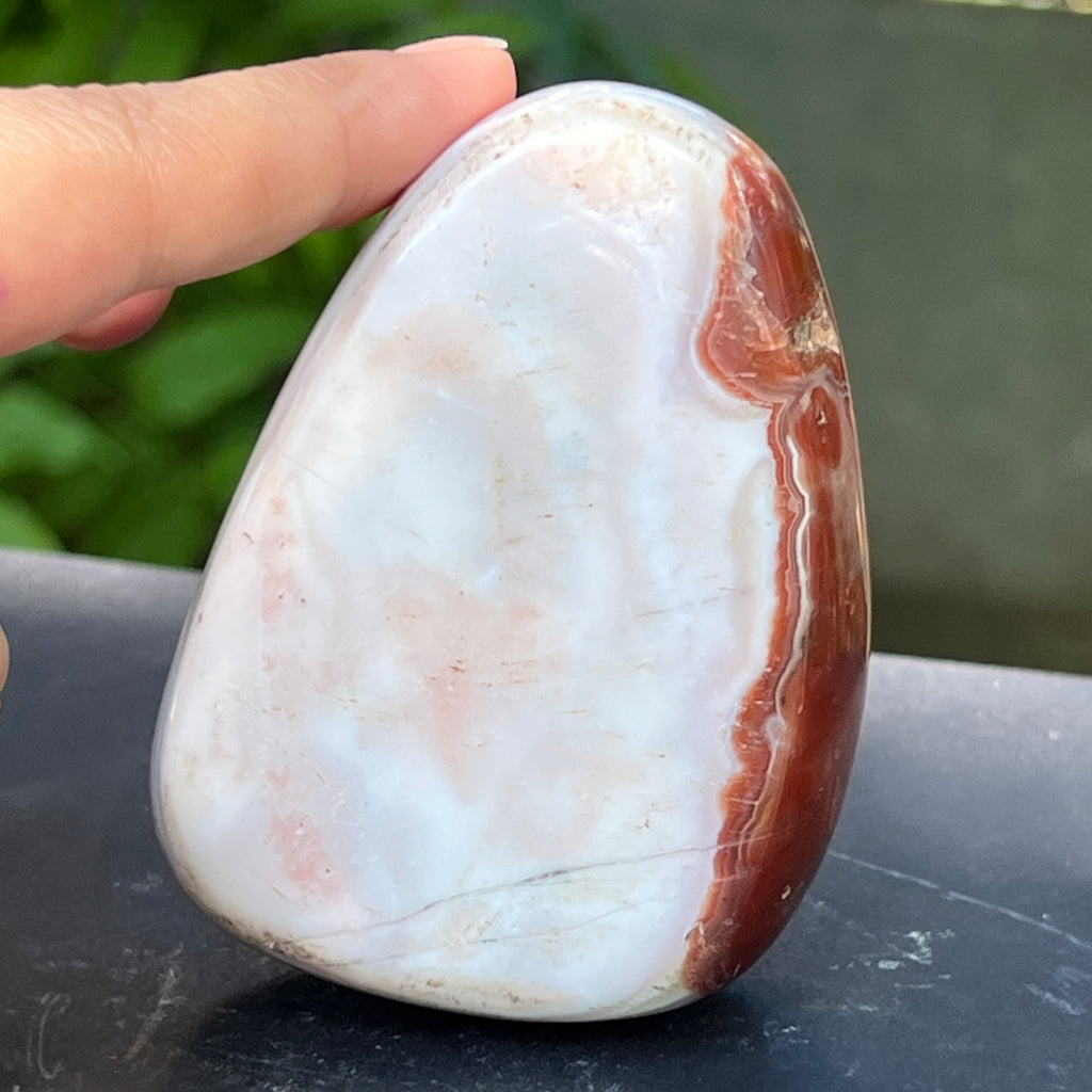 Sculptura agat de Botswana, agat river, unicat | Model 3, pietre semipretioase - druzy.ro 7 