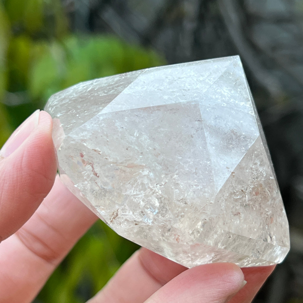 Cuart forma diamant caliate extra, cristal de stanca/cuart incolor m12, pietre semipretioase - druzy.ro 1 