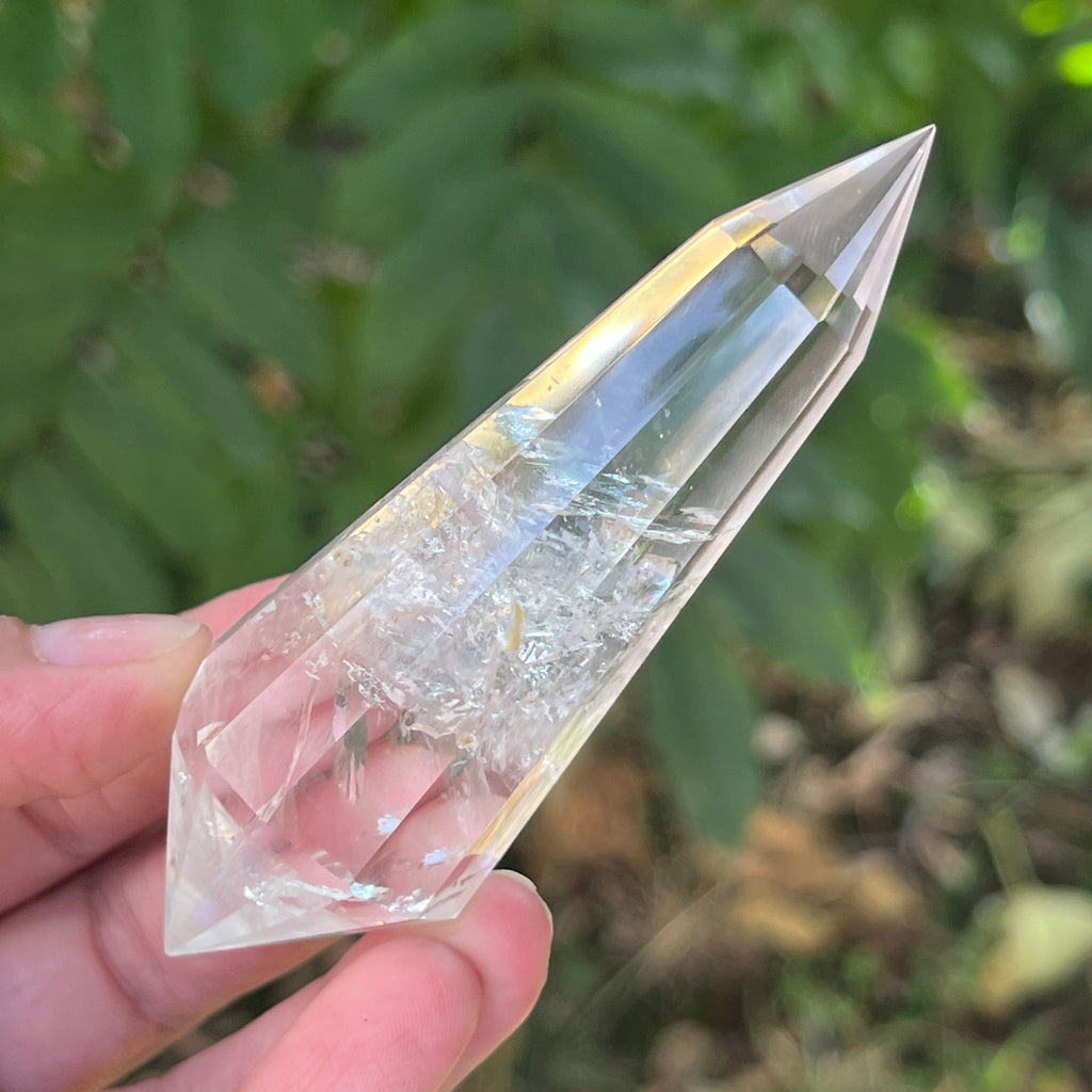 Bagheta cuart vogel, 12 fete, Brazilia model 9, pietre semipretioase - druzy.ro 2 
