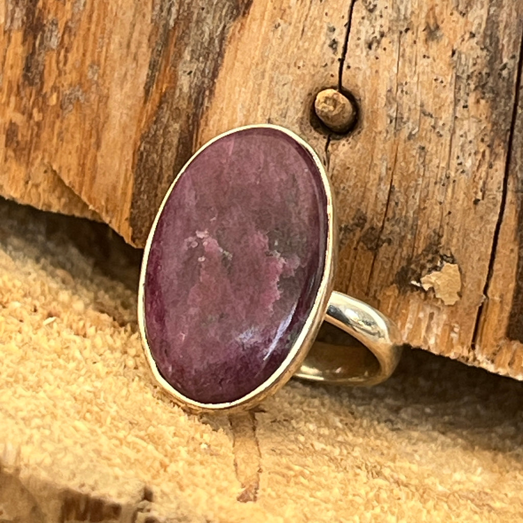 Inel ajustabil rubin din argint model 4, pietre semipretioase - druzy.ro 2 