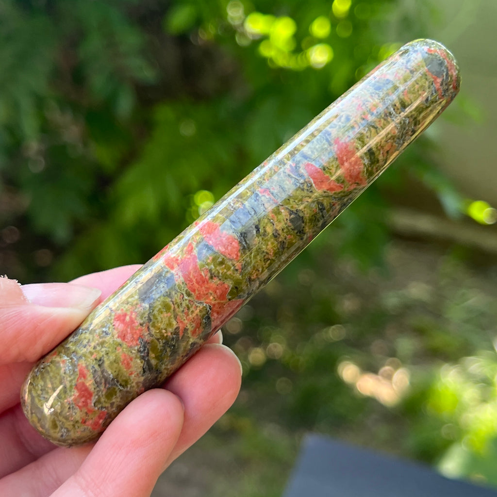 Bagheta unakit, pietre semipretioase - druzy.ro 1 