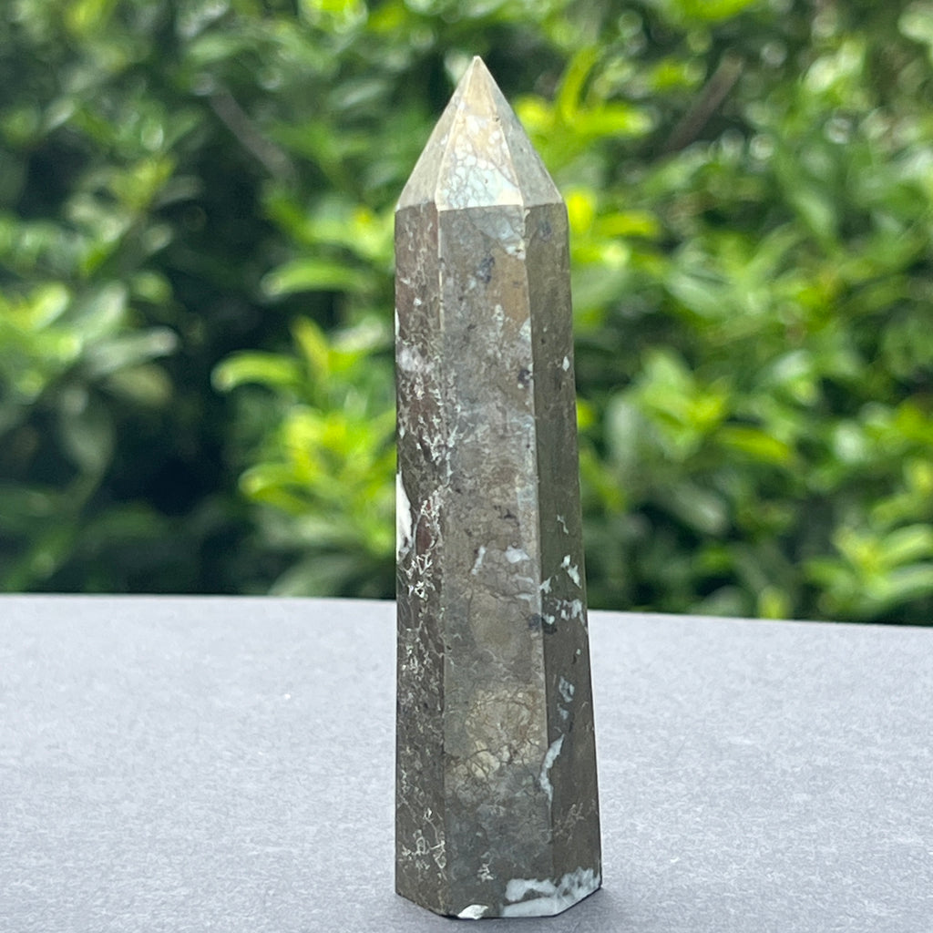 Obelisc pirita model 3, pietre semipretioase - druzy.ro 5 
