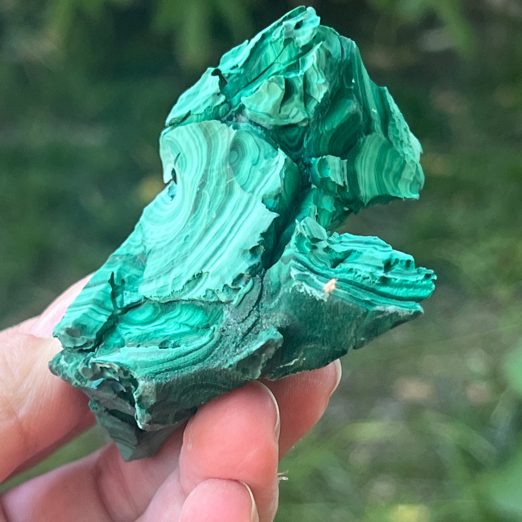 Malachit piatra bruta | Model 14, pietre semipretioase - druzy.ro 7 