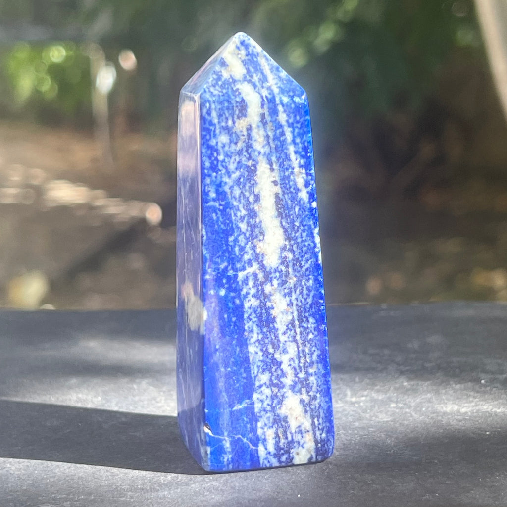 Turn/obelisc lapis lazuli m6, druzy.ro, cristale 13