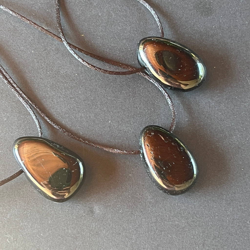 Colier pandantiv turmalina neagra DROP, pietre semipretioase - druzy.ro 2 