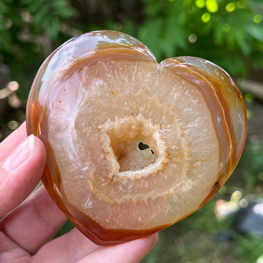 Inima agat model 5, pietre semipretioase - druzy.ro 2 
