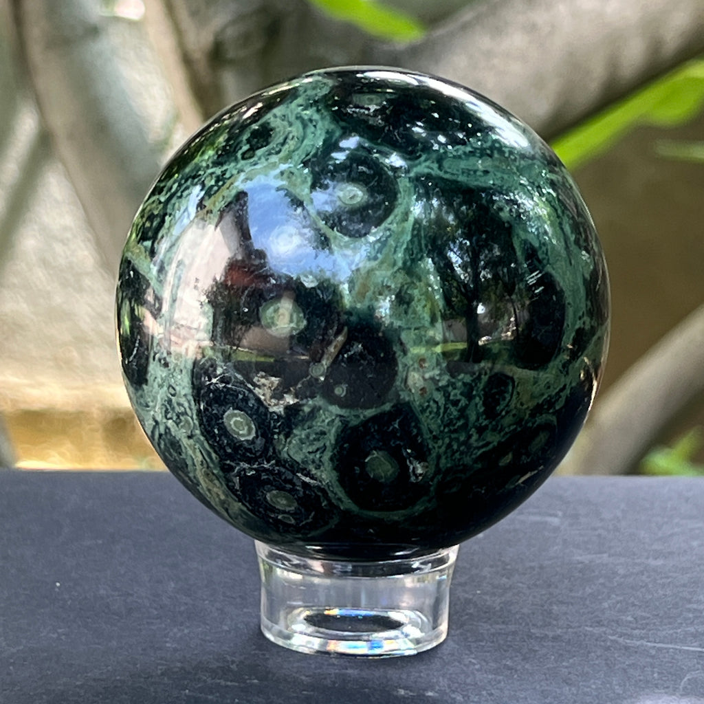 Sfera jasp kambaba Madagascar model 2, pietre semipretioase - druzy.ro 4 