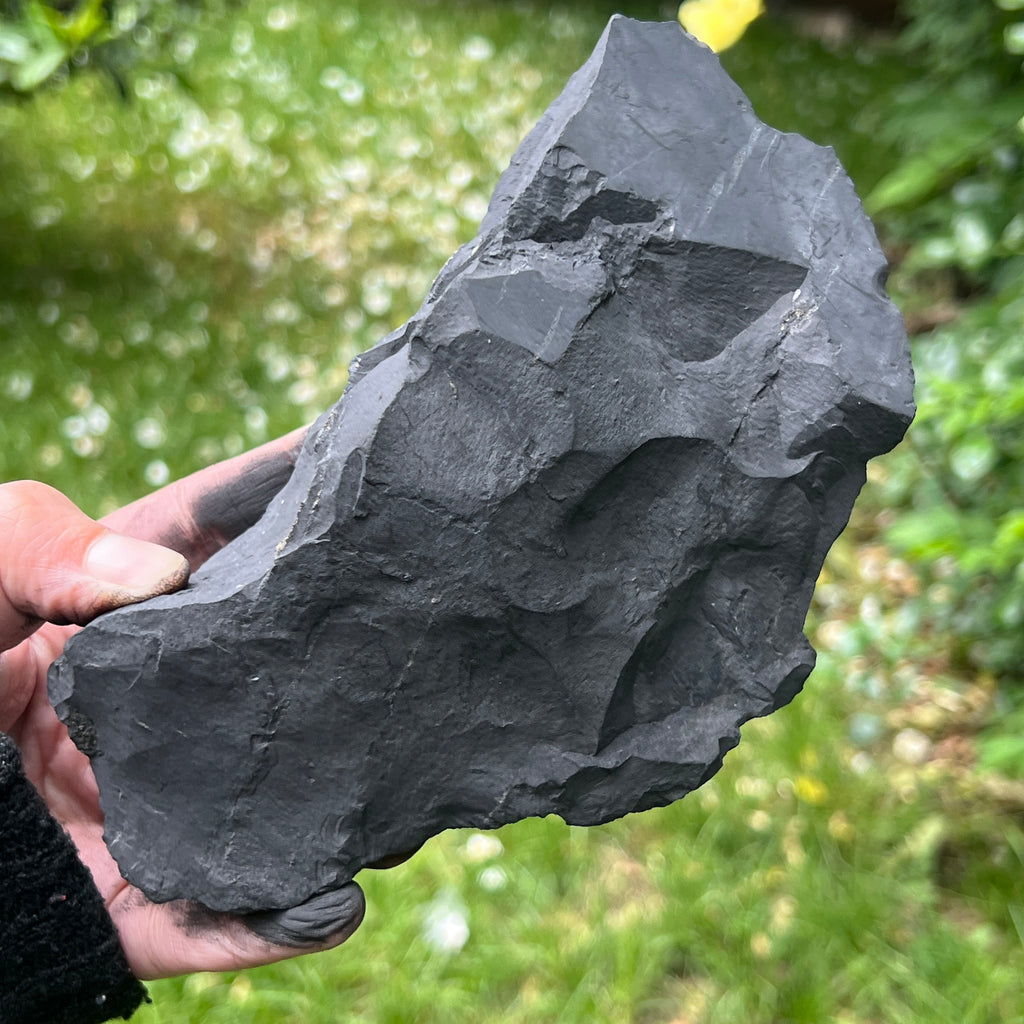 Shungit piatra bruta XXL model 10, pietre semipretioase - druzy.ro 1 