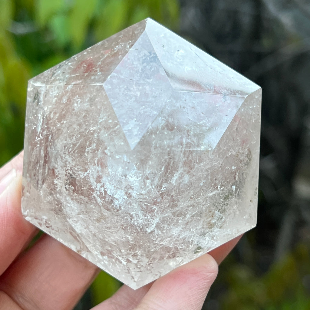 Cuart forma diamant caliate extra, cristal de stanca/cuart incolor m12, pietre semipretioase - druzy.ro 4 