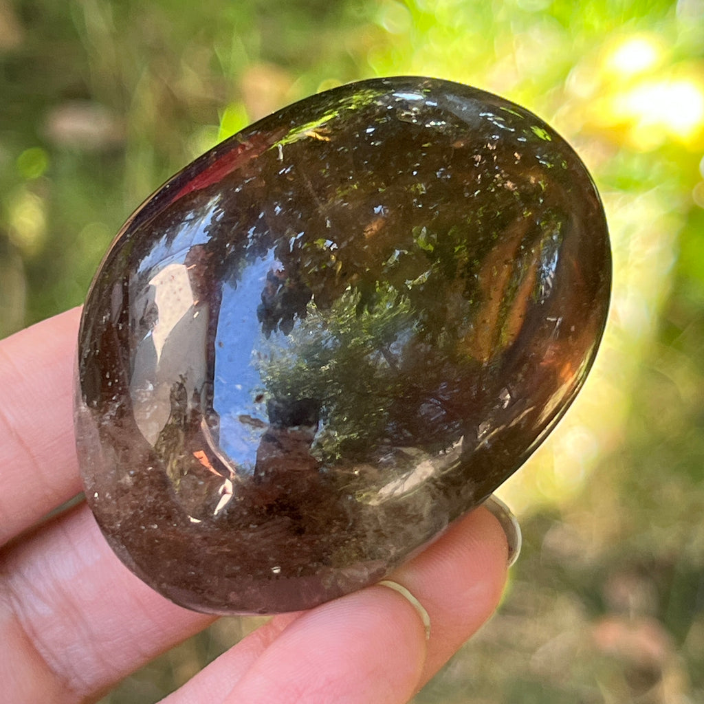 Palmstone cuart fumuriu unicat, model 6, pietre semipretioase - druzy.ro 4 