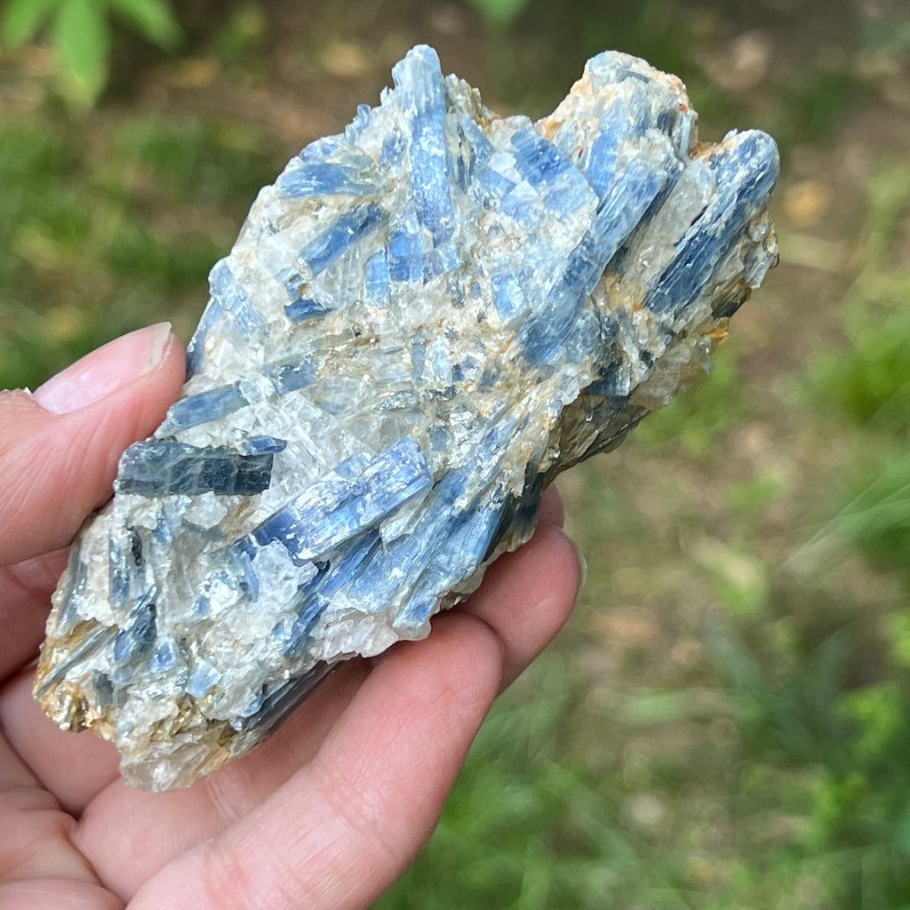 Kianit albastru (Cianit) piatra bruta din Zimbabwe model 8, pietre semipretioase - druzy.ro 6 