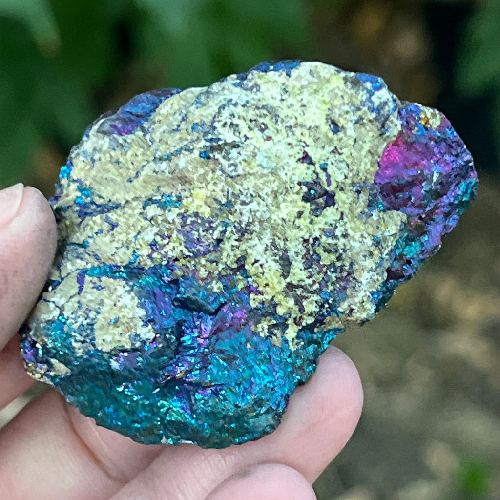 Calcopirita iridescentă din Mexic model 7, pietre semipretioase - druzy.ro 5 