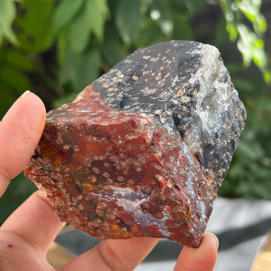 Sardonix India piatra bruta m31, pietre semipretioase - druzy.ro 3 