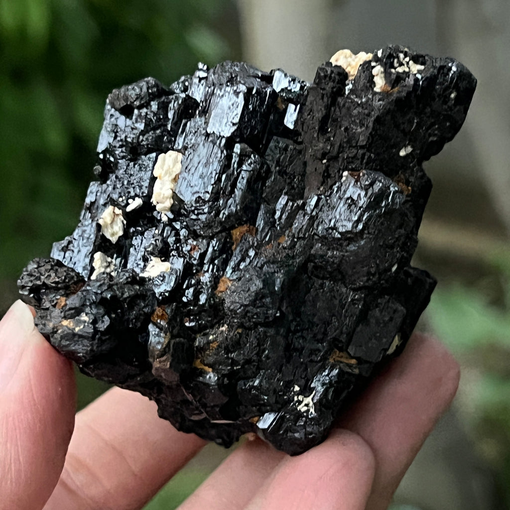 Cluster turmalina neagra model 8 din Erongo, Namibia, pietre semipretioase - druzy.ro 2 