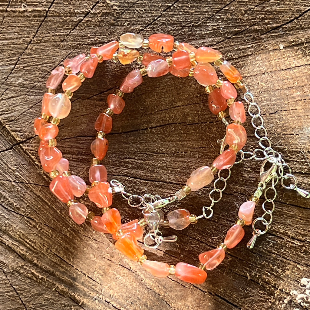 Bratara carneol Joy Tumble, pietre semipretioase - druzy.ro 4 