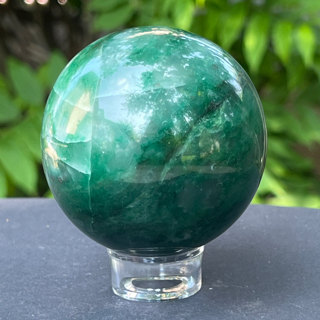 Sfera jad verde m2, pietre semipretioase - druzy.ro 3 