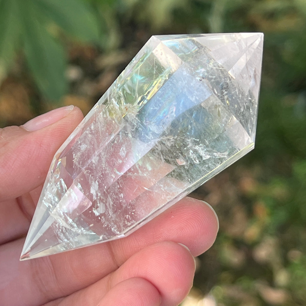Bagheta cuart vogel, 12 fete, Brazilia model 34, pietre semipretioase - druzy.ro 8 