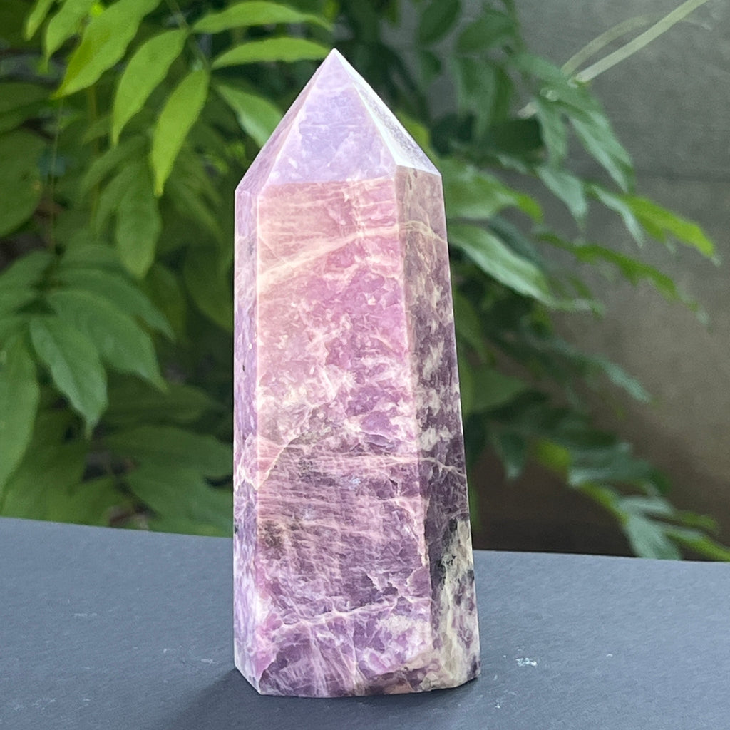 Obelisc lepidolit | Model L2, pietre semipretioase - druzy.ro 4 