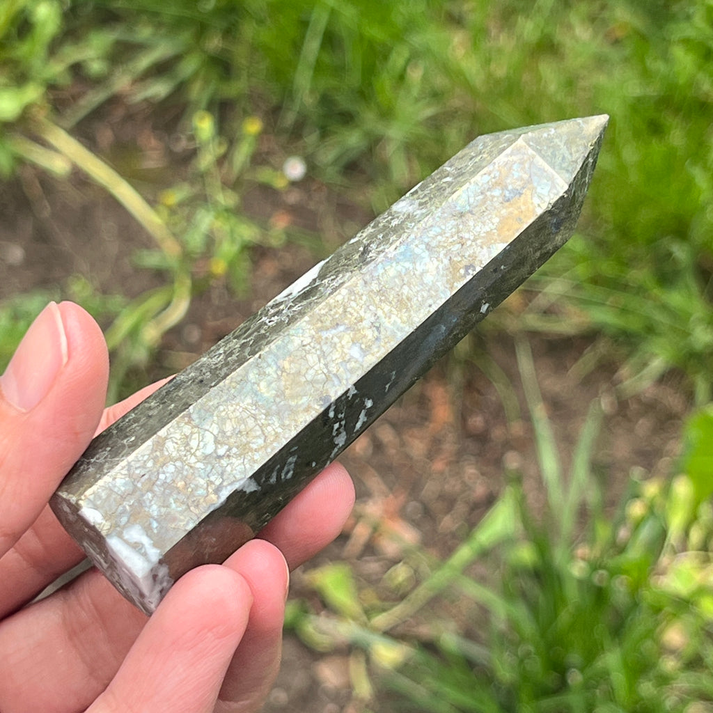 Obelisc pirita model 3, pietre semipretioase - druzy.ro 6 