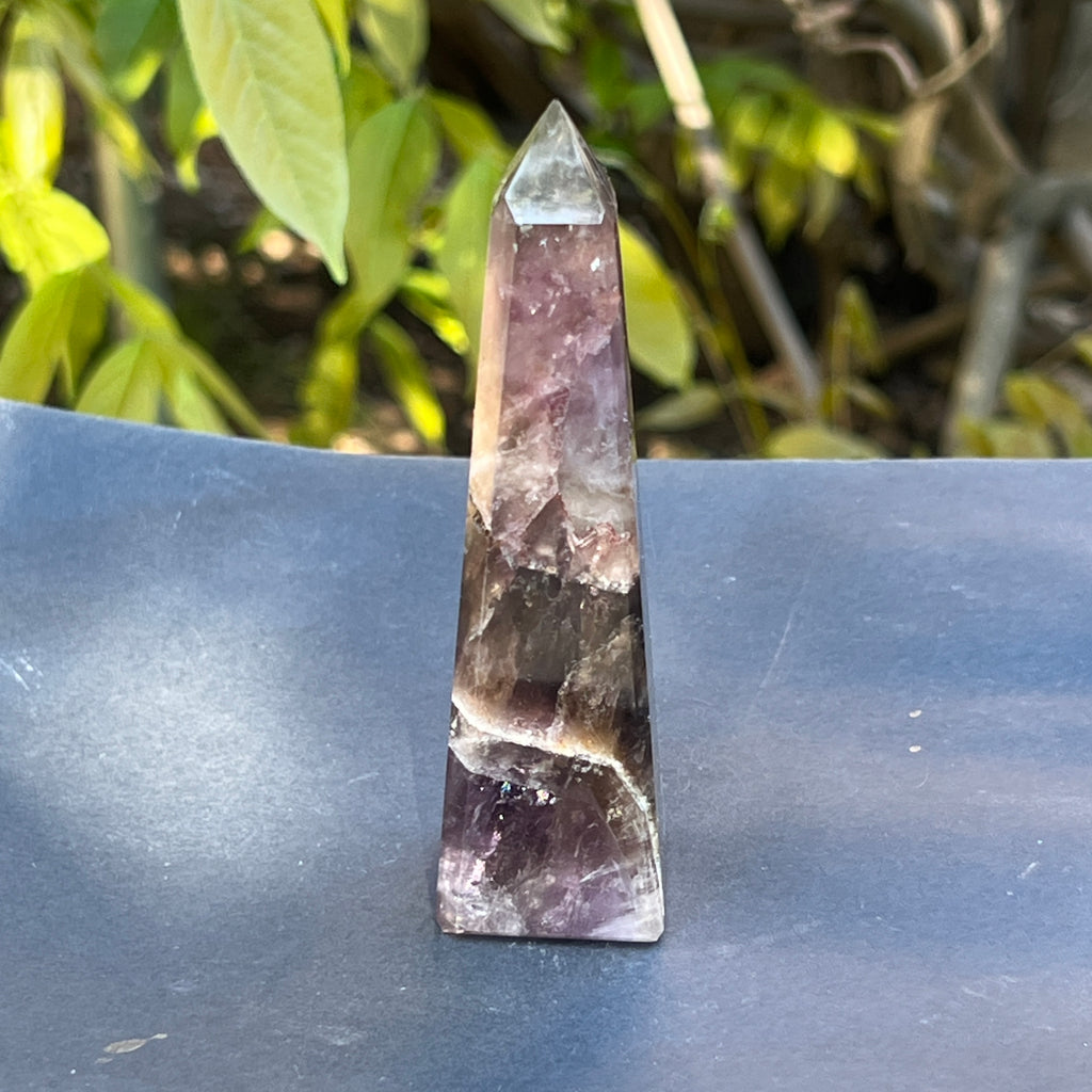 Obelisc super 7 (super seven) din Brazilia model 3, pietre semipretioase - druzy.ro 5 