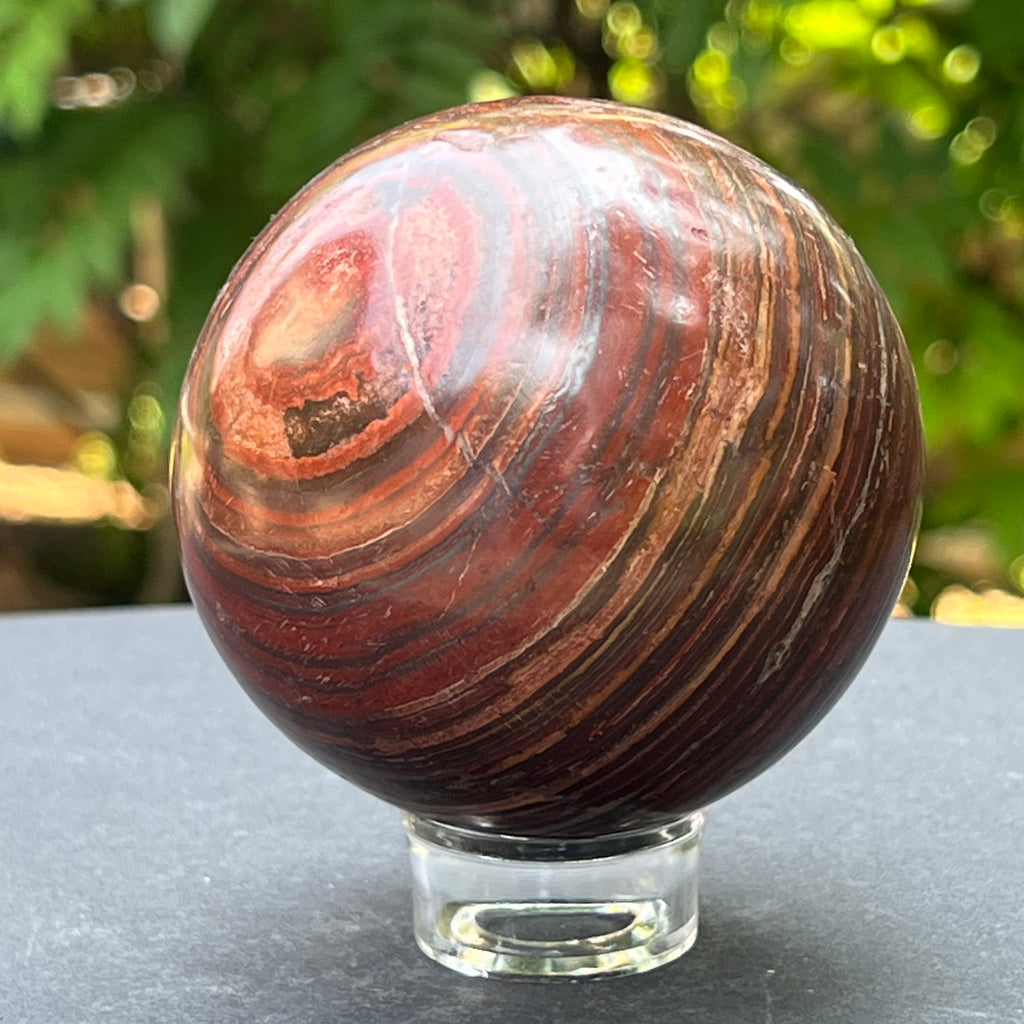 Sfera jasp rosu din Zimbabwe m2, pietre semipretioase - druzy.ro 4 