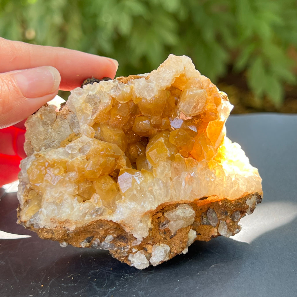 Cluster cuart lamaie, golden healer 5A/12, Zambia, pietre semipretioase - druzy.ro 1