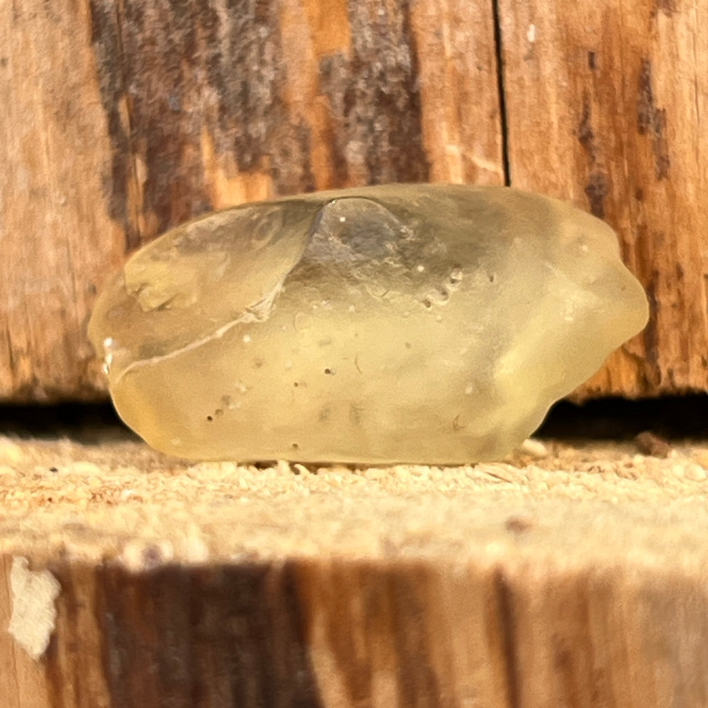 Tectita aurie sticla desertului Libia piatra bruta model 16, calitate AAA, pietre semipretioase - druzy.ro 3 