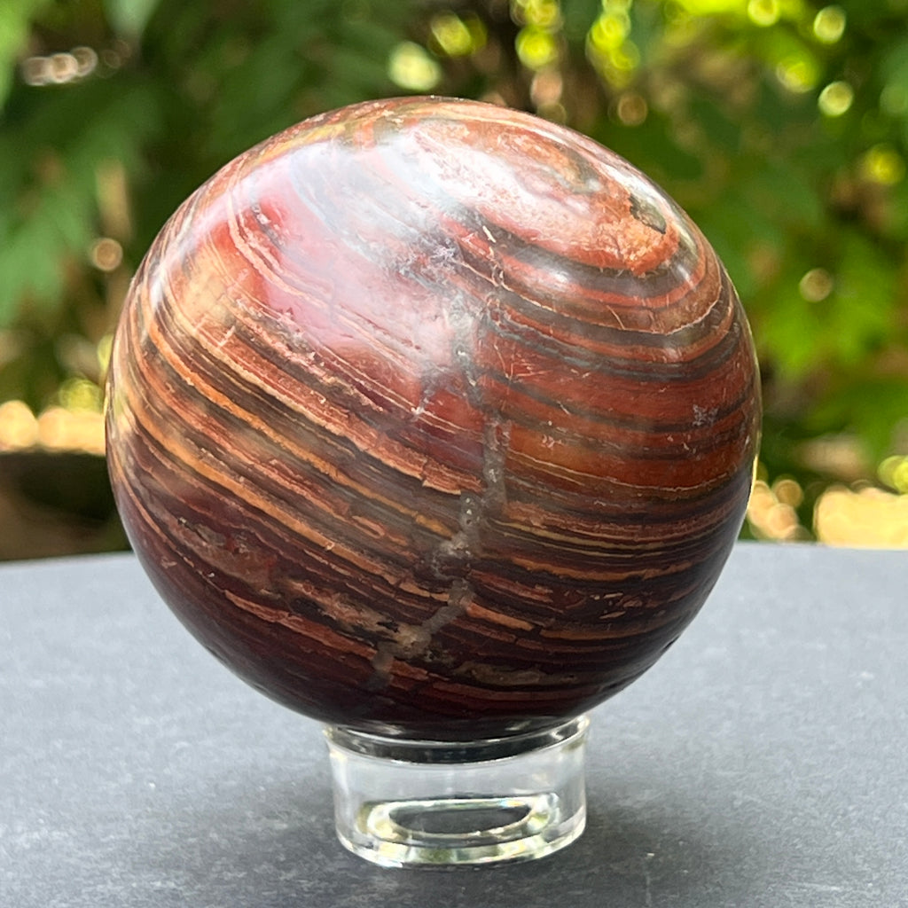 Sfera jasp rosu din Zimbabwe m2, pietre semipretioase - druzy.ro 7 