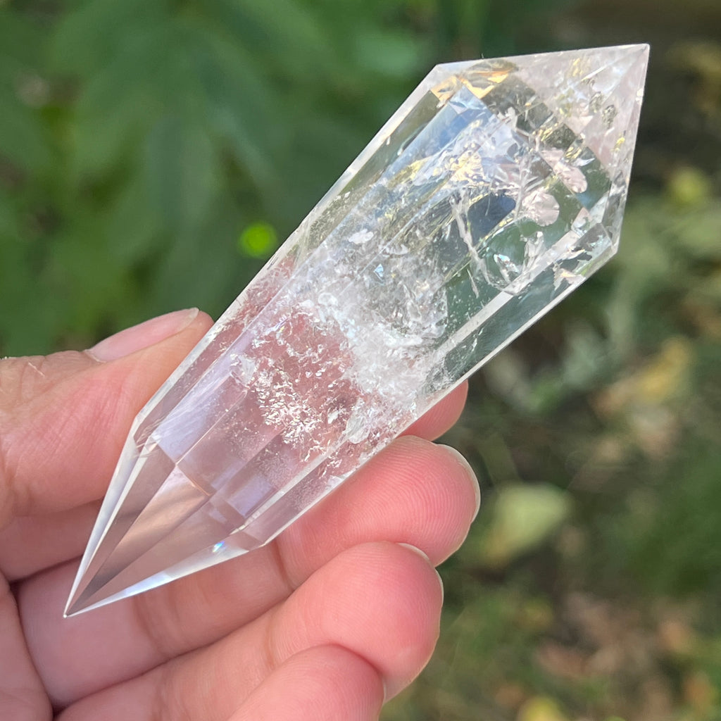 Bagheta cuart vogel, 12 fete, Brazilia model 26, pietre semipretioase - druzy.ro 3 