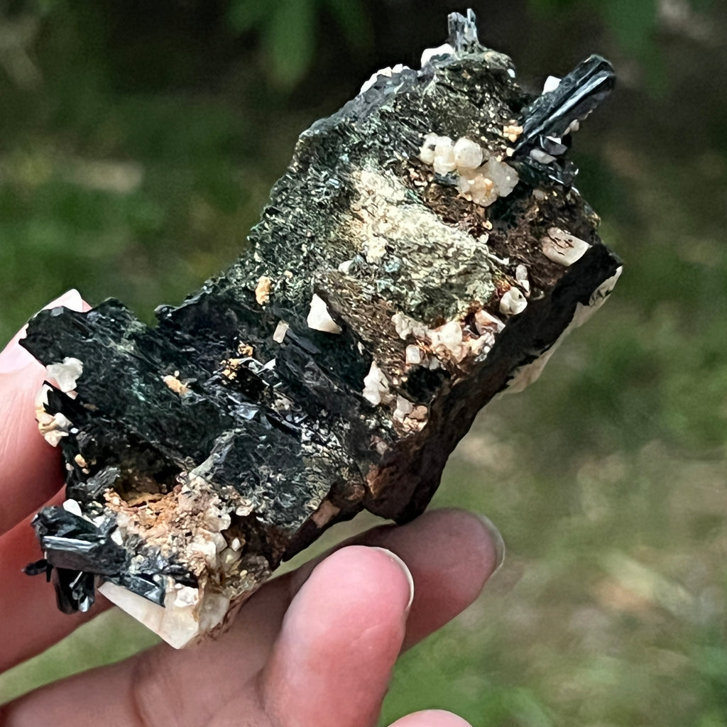 Cluster egirin cuart fumuriu/negru Zomba m22, pietre semipretioase - druzy.ro 5 