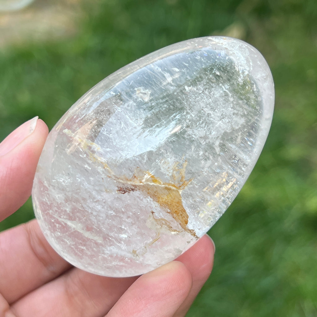 Ou din cuart de stanca/cristal incolor m4, pietre semipretioase - druzy.ro 3 