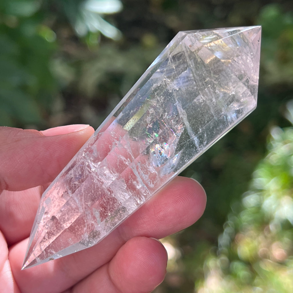 Bagheta cuart vogel, 12 fete, Brazilia model 15, pietre semipretioase - druzy.ro 3 