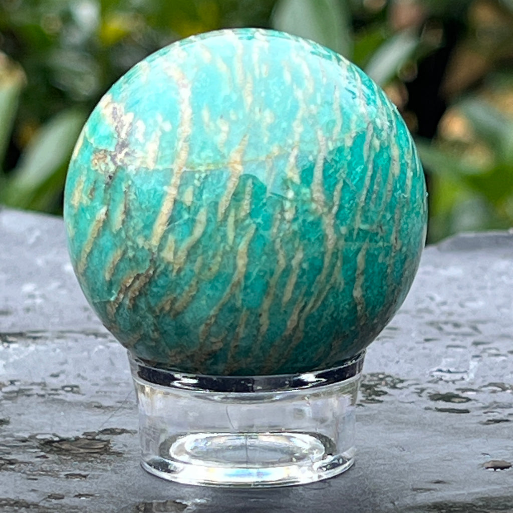 Sfera amazonit din Madagascar model 4, pietre semipretioase - druzy.ro 3 